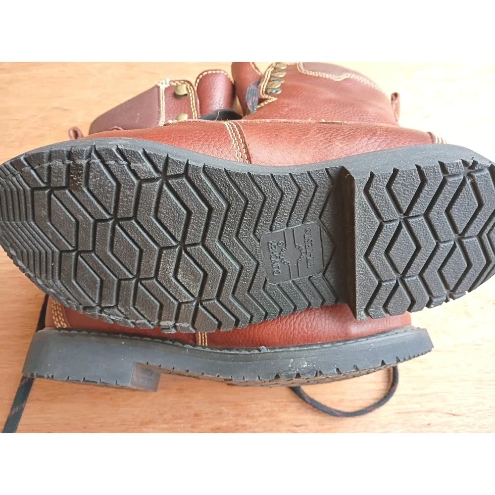 Hytest I Iron High Heat Work Boots Mens Brown Boots‎ - US 6.5